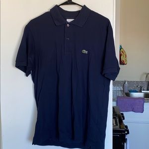 Lacoste classic fit size M navy blue